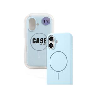 Coque de protection antichute en silicone <span class=keywords><strong>liquide</strong></span> pour 16/17 Pro Max avec chargement magnétique, finition mate, design couleur unie - Product Image 2