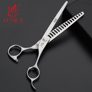 Fenice 6,75 inch JP440C Steel invested roughing versa sheet scissors thinning scissors - Product Image 4