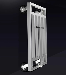 Carrello a Mano Pieghevole OEM in Acciaio 130*80cm con Piattaforma Piatta e Tubo Quadrato per Magazzino Industriale - Product Image 5