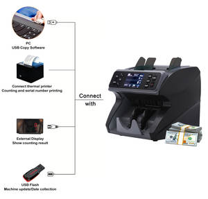 Compteur de <span class=keywords><strong>billets</strong></span> de banque FT-500S à grande vitesse pour toutes les devises Équipement avancé de comptage de <span class=keywords><strong>billets</strong></span> de banque - Product Image 5