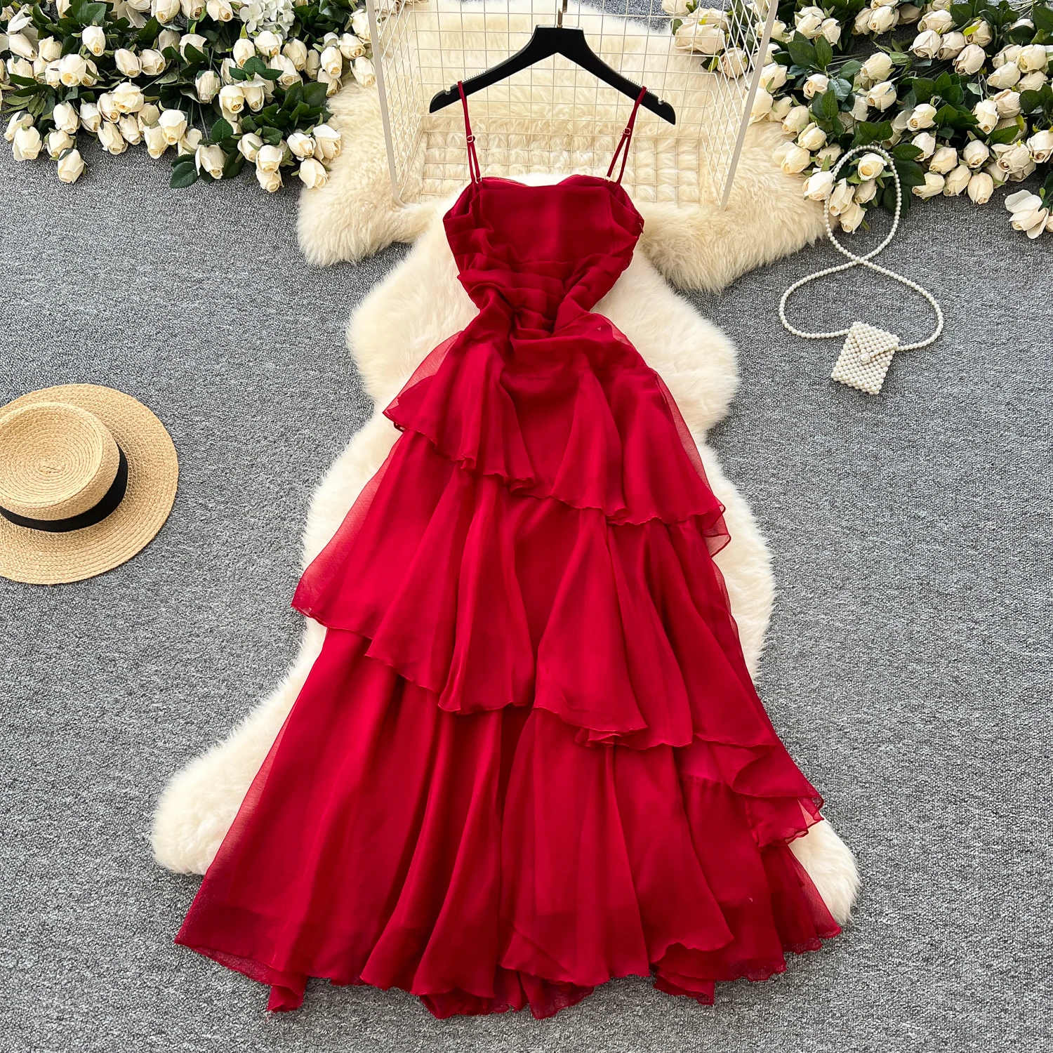 open lace back dress Gold Pleated Dress 3XL