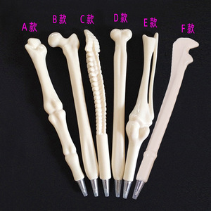 Bolígrafos Personalizados de Plástico con Forma de Hueso - Bolígrafo Novedoso con Forma de Dedo de Enfermera/Doctor para Estudiantes, Regalo de Papelería - Product Image 2