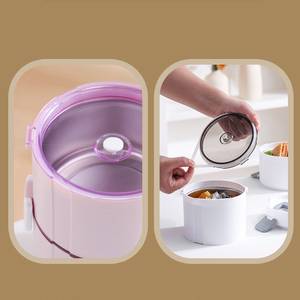 Conteneur isotherme portable anti-fuite pour aliments chauds, seau à soupe multifonctionnel, boîte à lunch en acier inoxydable, boîte bento - Product Image 4