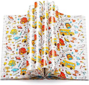 Papier sulfurisé personnalisé pour aliments, impression numérique recto-verso, papier recyclé 50 g/m² en feuilles, pulpe M - Product Image 1
