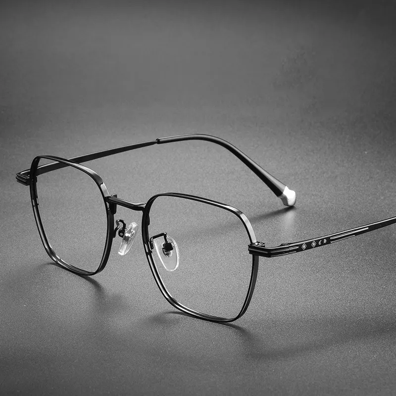 Wholesales Eyewear Vintage Square Metal Eye Glasses Frames Retro Optical Glasses