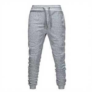 Pantalones Deportivos de Felpa para Hombre, Cintura Ajustada, Corte Slim, Servicio OEM, Personalizados, Color Verde, Casuales, con Bolsillos - Product Image 4