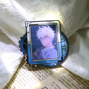 Huy hiệu kim loại tùy chỉnh, huy hiệu dạng raster lenticular, bán buôn, tùy chỉnh huy hiệu, huy hiệu cứng, huy hiệu men thay đổi hình ảnh dạng lenticular - Product Image 4