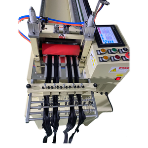 Machine de découpe entièrement automatique pour rubans, sangles et bandes à rayures multiples avec plaque de serrage manuelle de 5 m - Product Image 2
