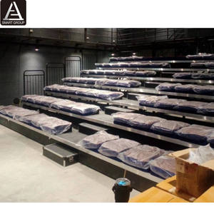 Premium pliable VIP haute qualité sièges Tribunes télescopiques siège Gym terrain de <span class=keywords><strong>basket</strong></span> gradins rétractables tribunes - Product Image 2