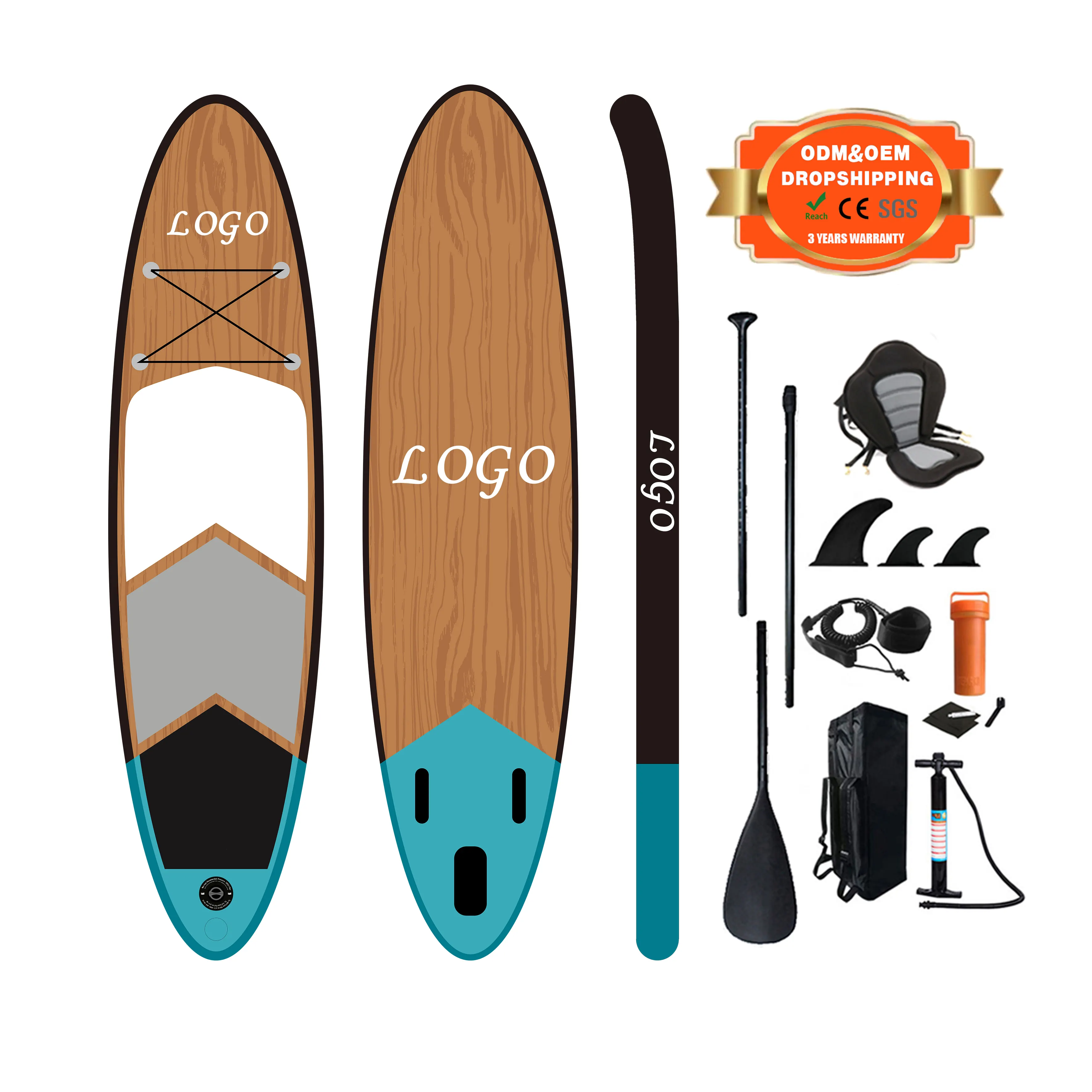 Water <span class=keywords><strong>Sport</strong></span> <span class=keywords><strong>Houten</strong></span> Sup Softboard Standup Paddle Board Paddleboard Soft Top Surfplank Met Vinnen Hout Stand Up Paddle Board