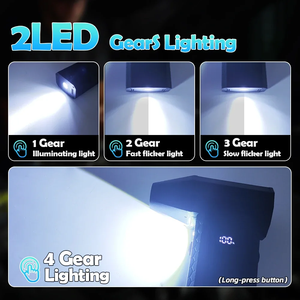 Multifunctional Mini Turbo Jet Fan 180000PRM Adjustable <b>Wind</b> Speed Turbo Violent <b>Blower</b> Rechargeable with Worklight Car Cleaning - Product Image 5