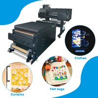 Impresora DTF de 60 cm, 2/4 Cabezales, Impresora DTF I3200, Máquina de Impresión de Camisetas para Imprimir Colores Fluorescentes y Neón