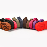 Lacets plats épais double couche HF Custom 31 couleurs 10 mm de large pour baskets Sb