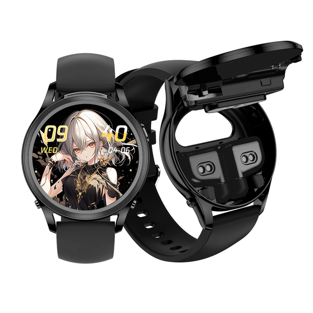 Hot Sale X12 Mini 2 in 1 TWS Earphone Smart Watch Band Health Tracker BT Calling Watch