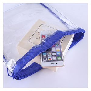 Bolsa de Cordón Personalizada Transparente e Impermeable con Monograma y Nombre, para Eventos, Seguridad y Estadios - Product Image 6