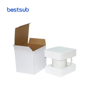 Wholesale BH12 11oz <strong>Mug</strong> <strong>Box</strong> with Foam for Sublimation <strong>Mug</strong> - Product Image 1