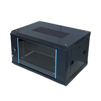 Armoire serveur de centre de données murale en acier laminé à froid 6U de 19 pouces, rack réseau sur mesure peu encombrant, en stock