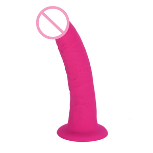 Erwachsenen-Sexspielzeug Weibliche Masturbation Superweicher Großer Realistischer Rosa-Lila Silikon-<span class=keywords><strong>Dildo</strong></span> - Product Image 1