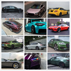 Envoltura de color automático Desgin Film <span class=keywords><strong>Gloss</strong></span> Metallic Green Full Car Vinyl Wrap - Product Image 5