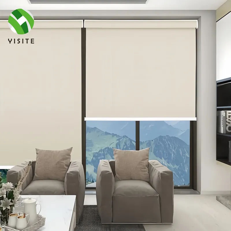 YST工場販売低価格ウィンドウパートナー電動電気ブラインド電気ローラーシェードカーテン窓装飾