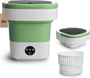 Lavadora Portátil Plegable Mini de Fábrica al por Mayor, Totalmente Automática, con Centrifugadora, Capacidad de 5kg, Enchufable, para Ropa Interior - Product Image 1
