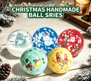 Pelota Antiestrés Verde con Diseño Navideño, con Copos de Nieve y Bastones de Caramelo, Juguete Sensorial para Niños y Adultos, Unisex, de Plástico para Apretar - Product Image 1