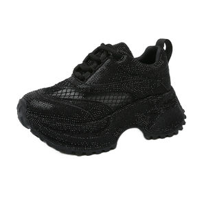 <span class=keywords><strong>Sneakers</strong></span> con tacco grosso e strass scarpe sportive Casual da <span class=keywords><strong>donna</strong></span> firmate da Tennis da <span class=keywords><strong>donna</strong></span> - Product Image 6