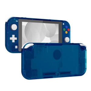EXtremeRate Clear Plastic Game Accessories Replacement Outer Front Back Shell <b>Case</b> Custom Cover for Nintendo <b>Switch</b> Lite Console - Product Image 1