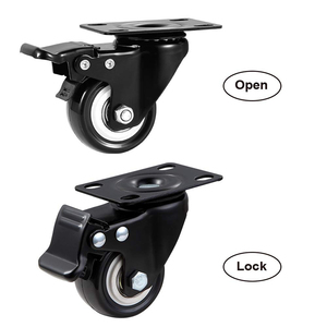 Großhandel 1 <span class=keywords><strong>2</strong></span> <span class=keywords><strong>3</strong></span> 4 5 zoll Heavy Duty castor rad/Swivel Platte Caster Rad - Product Image 3