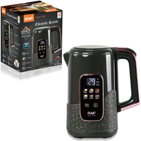 Bouilloire électrique multifonction RAF 2.0L R.7997B 1355W avec modes de cuisson pour lait, thé aux fruits, miel, thé vert, café et panneau de commande numérique