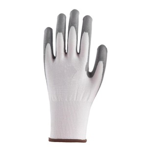 Gants de travail anti-coupure en tricot blanc de haute qualité, gants de sécurité résistants aux coupures, enduits de PU - Product Image 2
