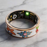 Bague connectée intelligente V5.0 BT, étanche IP68, moniteur de fréquence cardiaque, SpO2, tension artérielle, charge magnétique 20mAh, suivi d'activité physique portable