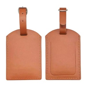 Étiquettes de bagages en cuir, achat en gros, étiquettes de bagages sécurisées au laser, étiquettes de bagages personnalisées avec logo - Product Image 3