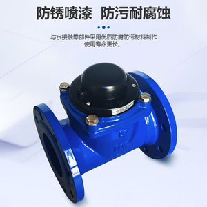 Ultrasonic Water Meter Cast Iron Flange Detachable Agricultural Irrigation Industrial Use IP68 - Product Image 1