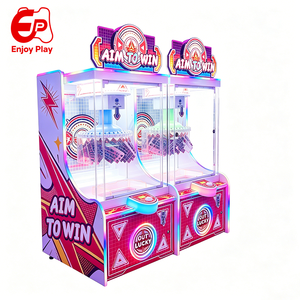 Machine de jeu d'arcade à monnayeur <span class=keywords><strong>pour</strong></span> la distribution de prix, avec 40 clips, style Skillfall, distributeur de cartes et d'autocollants <span class=keywords><strong>pour</strong></span> parcs d'attractions - Product Image 1