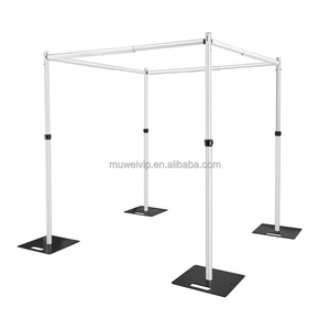 <span class=keywords><strong>Support</strong></span> de toile de fond télescopique Muwei pour rideau de mariage, tringle de <span class=keywords><strong>support</strong></span> en fer forgé, <span class=keywords><strong>support</strong></span> de décoration de mariage simple pour extérieur - Product Image 6