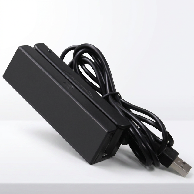 High Quality USB Card Reader MSR580 123 Track Magnetic Stripe Interface Efficient Product for Data Transfer