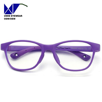 Monture de lunettes pleine monture TR90 sur mesure OEM, anti-lumière bleue, pour enfants et adolescents, taille 48-16-125, fabricant professionnel