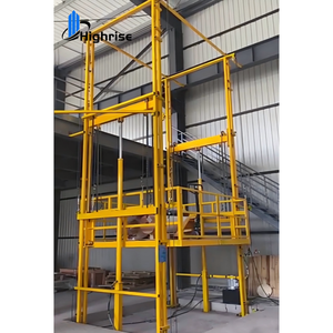 1000kg 1 Ton disesuaikan kargo listrik mengangkat Platform gudang digunakan hidrolik barang Lift barang harga - Product Image 5
