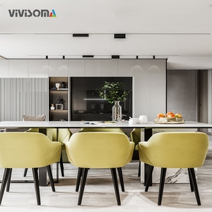 MT4203020 DC48V Lámpara de Techo LED Moderna de Cristal Redonda con Riel Magnético, Haz de Luz Completo, Omnidireccional 360°, Alto CRI90 para Uso Residencial - Product Image 6