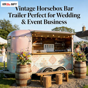 Remorque de restauration mobile Horse Box pour café, lait, mousseur à lait, latte art, cappuccino et boissons spécialisées - Product Image 2