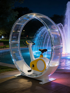 Fontaine interactive intelligente à pédales pour parc, équipement de parc d'attractions extérieur générant de l'énergie - Product Image 2