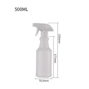 Vente en gros en vrac <span class=keywords><strong>flacon</strong></span> pulvérisateur <span class=keywords><strong>vide</strong></span> PE-HD 32oz 1 litre <span class=keywords><strong>1l</strong></span> 1000ml 16 oz 16 oz 500 ml 500 ml nettoyant chimique en plastique à gâchette - Product Image 6