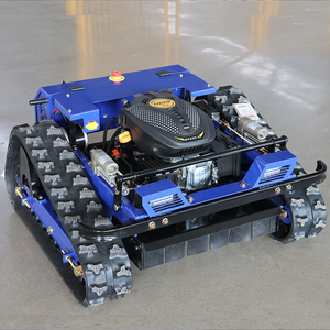Tondeuse à <span class=keywords><strong>gazon</strong></span> robotisée sans fil tout-terrain verte de 800 mm à <span class=keywords><strong>prix</strong></span> d'usine pour terrains forestiers - Product Image 4