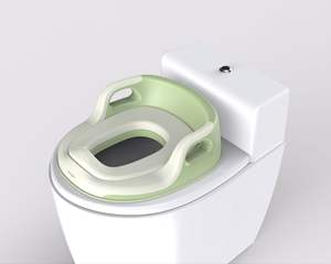 Asiento de Inodoro Portátil de PP, TPE y PU para Bebés, con Asas, para Niños y Niñas Pequeños, Compatible con Inodoros Redondos y Ovalados - Product Image 4