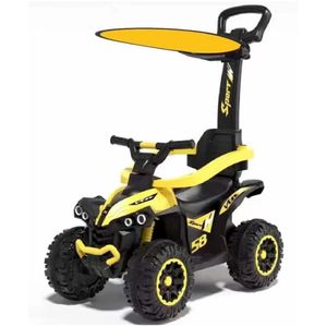 Coche de Juguete para Niños, Cochecito Deslizante con Movimiento de Patas, <span class=keywords><strong>3</strong></span> en 1, Juguete para Empujar, Andador, Cochecito Mega Deluxe con Capota - Product Image 2