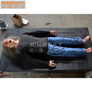 Casa embrujada de animatronics, accesorios de sala de <span class=keywords><strong>Escape</strong></span> de horror, casa de zombies desgastada para decoración de halloween - Product Image 1