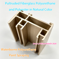 Proveedor de Ventanas de PU, Perfiles de Ventanas y Puertas de GFRPU para Exteriores, Resistentes a los Rayos UV, Perfiles de Fibra de Vidrio y PU para Soluciones de Fachadas de Viviendas