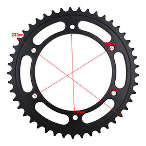 Pignon arrière, pièces de moto, pour <span class=keywords><strong>BMW</strong></span> <span class=keywords><strong>F650</strong></span> dakfunduro F650GS, F650ST, Strada G310GS, G310R, G650GS, Sertao Gilera, 125, ap03 45T - Product Image 6