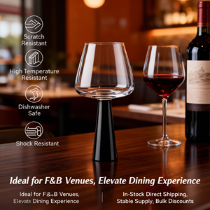 <span class=keywords><strong>Copa</strong></span> de Cristal Negra Creativa con Diseño de Antorcha, <span class=keywords><strong>Copa</strong></span> de <span class=keywords><strong>Vino</strong></span> <span class=keywords><strong>Tinto</strong></span> de Tallo Alto, <span class=keywords><strong>para</strong></span> Champán, Bebidas Frías y Jugos, Venta al por Mayor en Stock, Capacidad de 201-300ml - Product Image 2